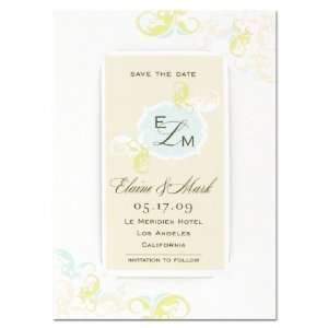  Feather Save the Date Magnet