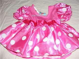  Pink Minnie Mouse Costume Baby 18 Months  
