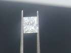   Princess cut natural .56 ct diamond H / Si2 1/2 carat loose stone