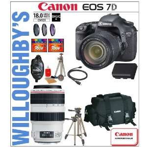  Lens + Canon Deluxe Gadget Bag + 2 Transcend 32GB Compact Flash 