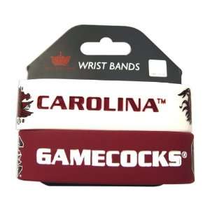   Gamecocks Rubber Wrist Band (Set of 2) NCAA