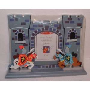    Melissa & Doug Photo Wood Plaque; Castle with Knights Toys & Games