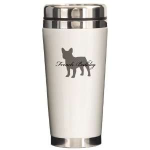  French Bulldog Pets Ceramic Travel Mug by 