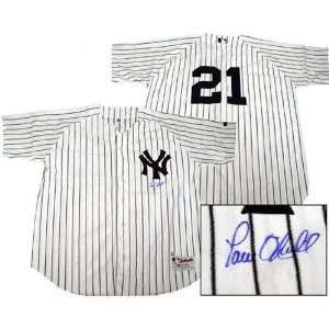 Paul ONeill New York Yankees Autographed Jersey  Sports 