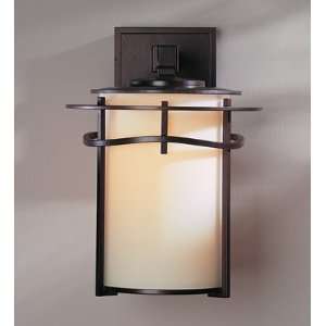   Black Exos Pasadena 1 Light Large Outdoor Wall Sconce from the Ex