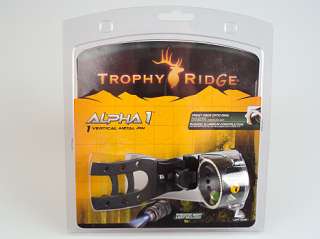 TROPHY RIDGE ARCHERY ALPHA 1 BOW SIGHT LH NEW 754806127668  