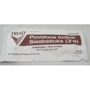  Povidone Iodine Swabsticks 3s Pack Of 25 Health 