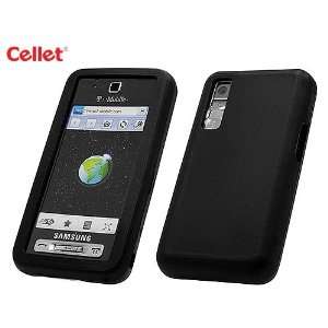  Cellet Samsung Behold T919 Black Jelly Case Everything 