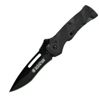 Smith & Wesson SWBLOP2B Black Ops. 2 Assisted Open Knife, Coated 