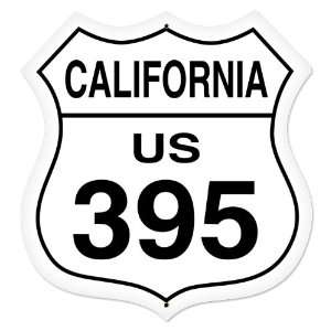  California Route 395 Metal Sign