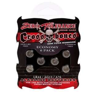  Crossbones 6Pack Lr44 Battery