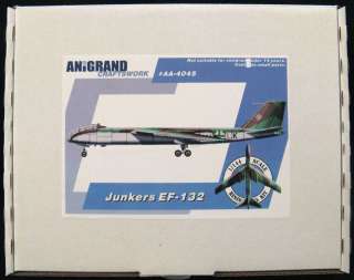 144 Anigrand JUNKERS EF 132 German Jet Bomber Project  