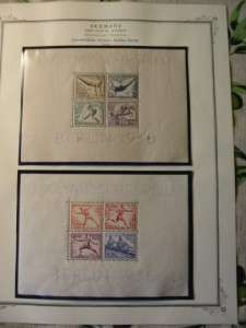 Germany Semi Postals Collection on Scott pages early to WW2 Including 