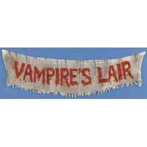  Vampire Lair Banner Cloth Prop Decoration