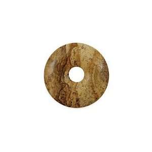  Picture Jasper Beads Donut 45mm Arts, Crafts & Sewing
