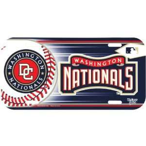   Nationals   Baseball License Plate MLB Pro Baseball