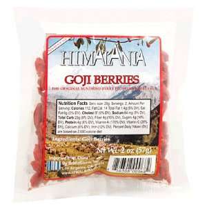   Natural 2 oz. Goji Berries   The Most Famous Berry in the Himalayas