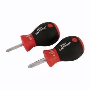  Wiha 31192 Stubby Phillips Screwdriver Set with #1 and #2 