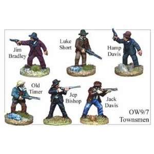  Old West Townsmen (6) Toys & Games