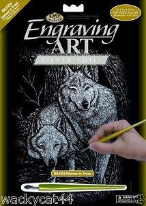   ENGRAVING ART SCRAPER FOIL KIT INKED W/ DESIGN, TOOL READY TO USE