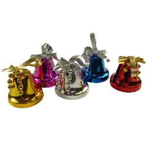   120 Colorful Shiny Bell Shaped Christmas Ornaments 2