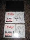 2001 dodge ram owners manual  