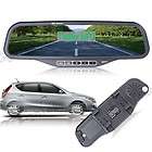 Bluetooth Rearview Mirror with  Player and FM Transmitter Black