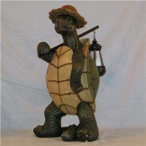 Country Roads Light Turtle Figurine with Lantern  