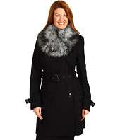 Kenneth Cole New York Trench Coat with Faux Fur Collar $139.99 ( 50% 