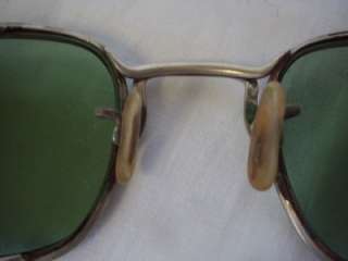   Safety Goggles Glasses w/ Green Side Steampunk American Optical 48