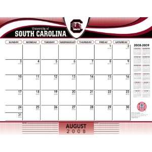  2008 2009 South Carolina Gamecocks 22 x 17 Academic Desk Calendar 
