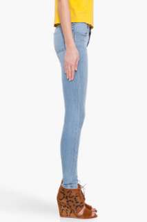 Brand Soft Blue Tencel Jeans for women  