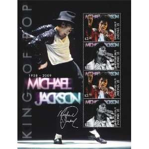  Michael Jackson in Memoriam 1958 200 Stamp SAV0917SH 