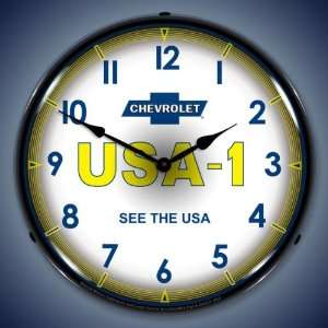  Chevrolet USA 1 Lighted Clock 