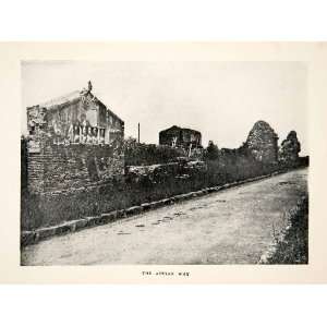 1906 Print Appian Way Historic Road Image Rome Italy 