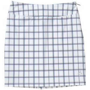  Jofit Ladies St Tropez Flattering Woven Skort Plaid 0 