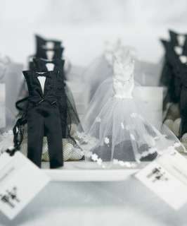 Bride & Groom Candy / Treat Wedding Shower Favor Bags  