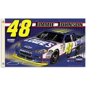 Jimmie Johnson Two Sided Flag 