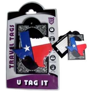  Texas State Outline   Bag Tag Case Pack 12 Sports 