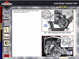 Briggs & and Stratton Small Engine Repair Manual on CD ★  