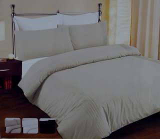 QUEEN Size WHITE Pintuck 3 Pce Quilt / Doona Cover Set 250TC RP $99 