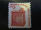 Cents Freedom to Speak Out USA Postage Stamp Unused