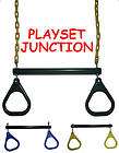 trapeze bar rings swing set playground seat playset swings playset