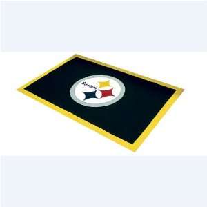  Pittsburgh Steelers NFL Jute Boucle Rug (48x72) Sports 
