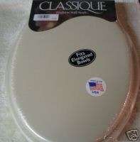 GINSEY CLASSIQUE ELONGATED SOFT TOILET SEAT CHAMPAGNE  