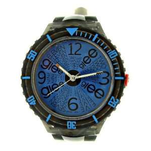  Glee Watch Black Band Blue Color Face Electronics