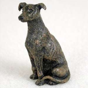 Greyhound Miniature Dog Figurine   Brindle  Kitchen 