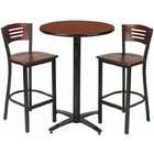 KFI Seating Round Pub Table with 2 Stools by KFI Seating