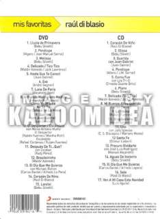 DVD + CD RAUL DI BLASIO Mis Favoritas NEW Exitos Hits America Imported 