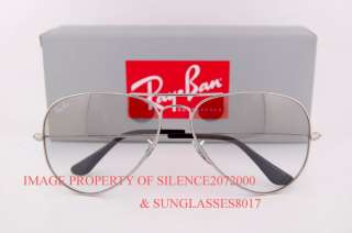New Ray Ban Sunglasses RB 3025 003/3G SILVER Aviator 55  
